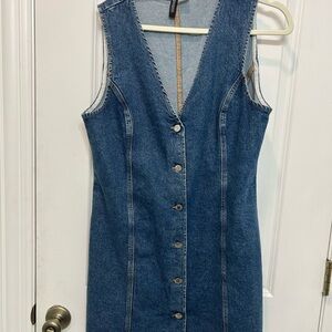 H&M Divided Light Blue Denim Top